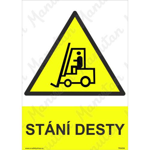 Stn desty, samolepka 210 x 297 x 0,1 mm A4