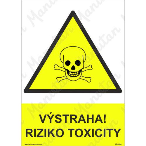 Výstražné tabulky - Výstraha riziko toxicity