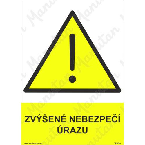 Zven nebezpe razu, plast 297 x 420 x 0,5 mm A3