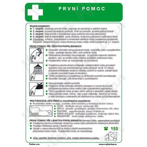 Prvn pomoc pi otrav CO, plast 210 x 297 x 0,5 mm A4