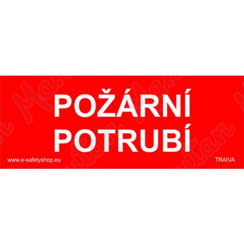 Porn potrub, samolepka 210 x 80 x 0,1 mm