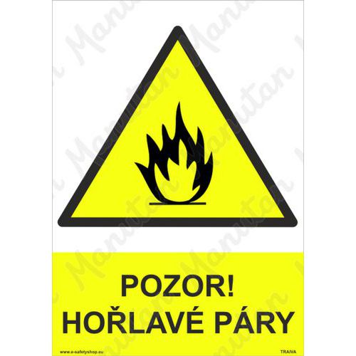 Pozor holav pry, plast 210 x 297 x 2 mm A4