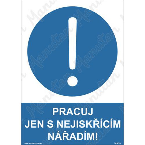 Pracuj jen s nejiskcm nadm, samolepka 210 x 297 x 0,1 mm A