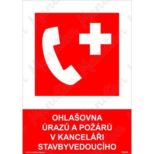 Ohlaovna raz a por v kanceli stavbyvedoucho, plast 148