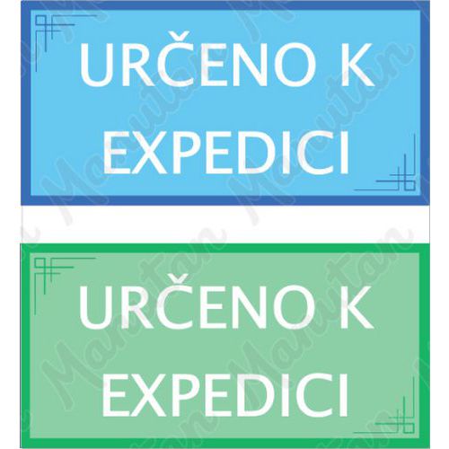 Ureno k expedici, plast 200 x 100 x 0,5 mm, zelen