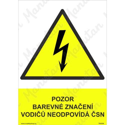 Pozor barevn oznaen vodi neodpovd SN, plast 148 x 210 x