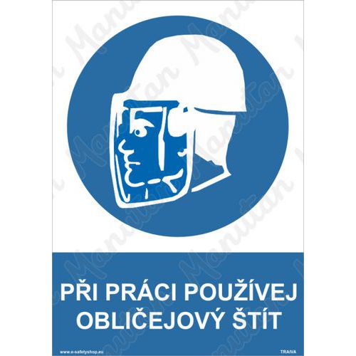 Pi prci pouvej obliejov tt, plast 297 x 420 x 2 mm A3