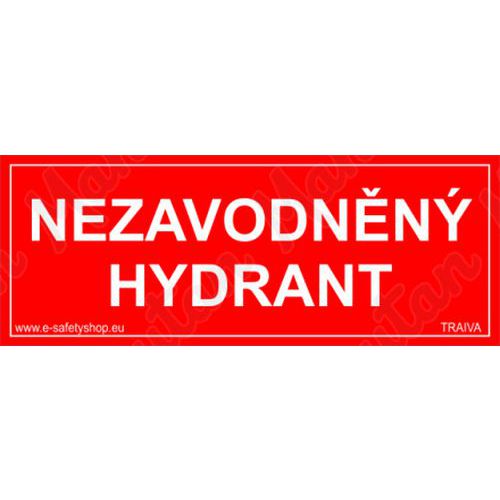 Nazavodnn hydrant, samolepka 210 x 80 x 0,1 mm