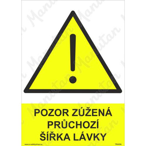 Pozor zen prchoz ka lvky, plast 297 x 420 x 0,5 mm A3