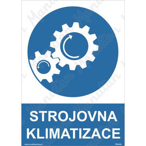 Strojovna klimatizace, plast 148 x 210 x 0,5 mm A5