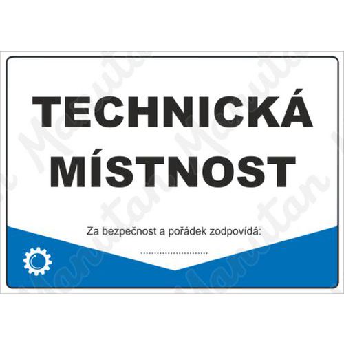 Technick mstnost, samolepka 210 x 148 x 0,1 mm A5