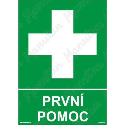 Prvn pomoc, plast 297 x 420 x 0,5 mm A3