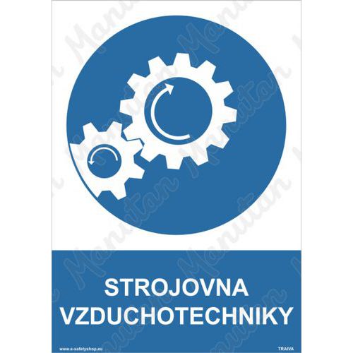 Strojovna vzduchotechniky, plast 210 x 297 x 0,5 mm A4