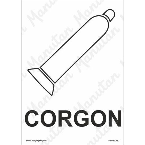 Corgon, plast 148 x 210 x 2 mm A5