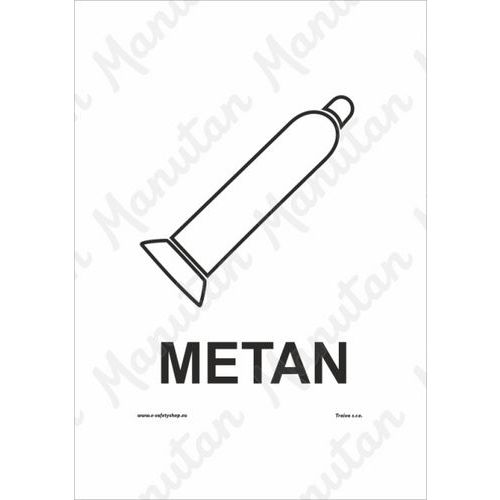 Metan, plast 148 x 210 x 2 mm A5