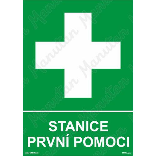 Stanice prvn pomoci, plast 297 x 420 x 0,5 mm A3