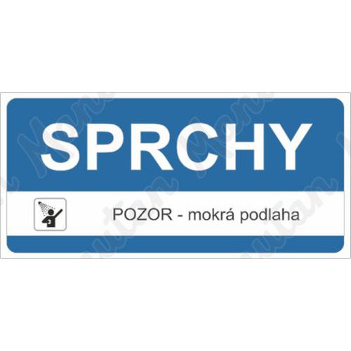 Sprchy mokr podlaha, samolepka 190 x 90 x 0,1 mm