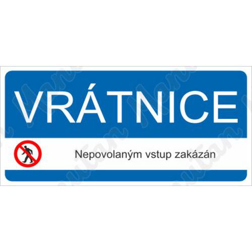 Vrtnice nepovolanm vstup zakzn, plast 190 x 90 x 0,5 mm