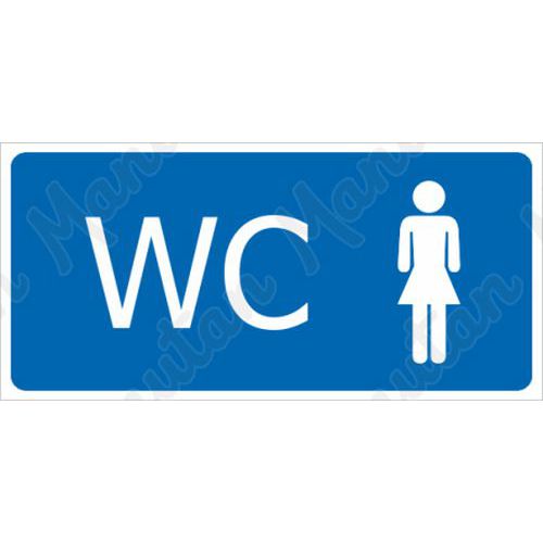 WC eny, samolepka 190 x 90 x 0,1 mm