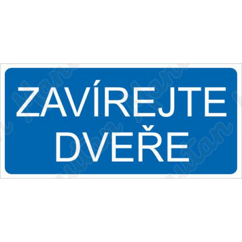 Zavrejte dvee, plast 190 x 90 x 0,5 mm