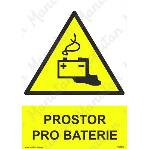 Prostor pro baterie, samolepka 148 x 210 x 0,1 mm A5