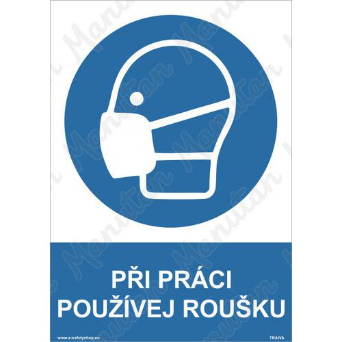 Pi prci pouvej rouku, plast 148 x 210 x 0,5 mm A5