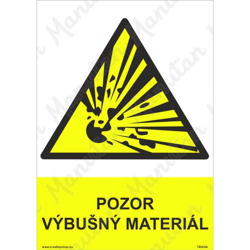 Pozor vbun materil, plast 210 x 297 x 2 mm A4