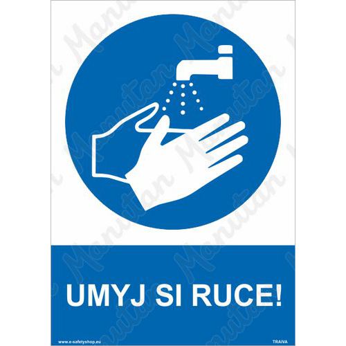 Umyj si ruce, plast 148 x 210 x 0,5 mm A5