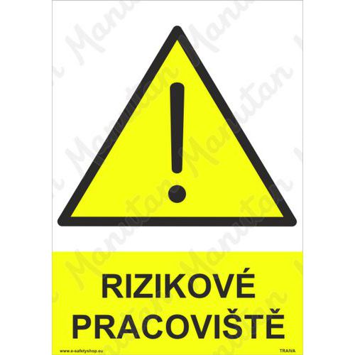 Rizikov pracovit, plast 210 x 297 x 0,5 mm A4