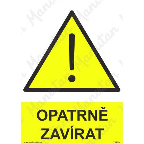 Opatrn zavrat, plast 210 x 297 x 0,5 mm A4