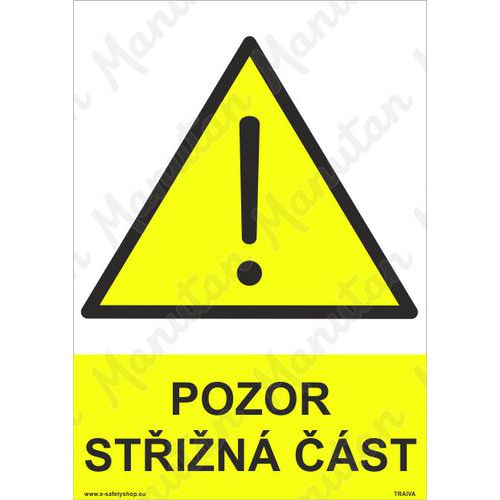 Pozor stin st, plast 297 x 420 x 2 mm A3