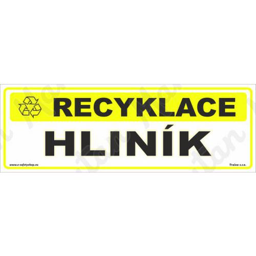 Recyklace hlink, samolepka 290 x 100 x 0,1 mm