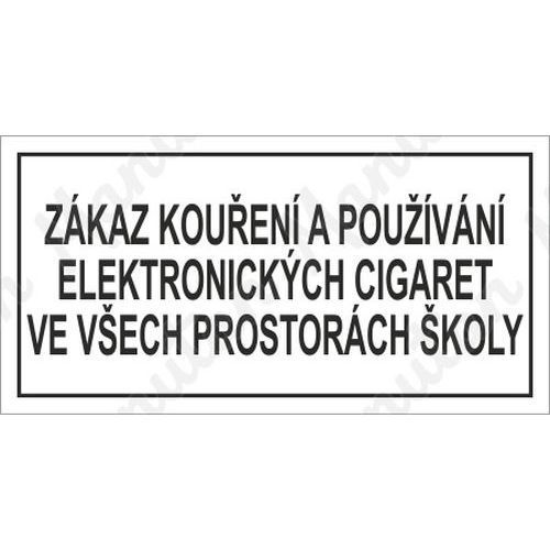 Zkaz kouen a pouvn elektronickch cigaret v prostorch k