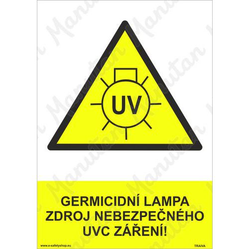 Germicidn lampa, plast 210 x 297 x 2 mm A4