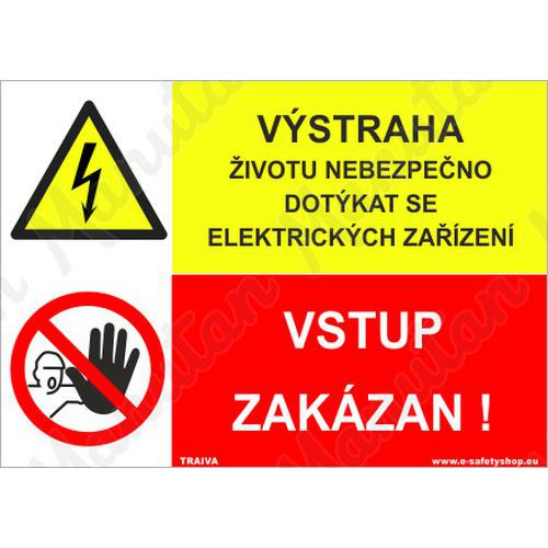 Vstraha ivotu nebezpeno dotkat se elektrickch zazen, sam