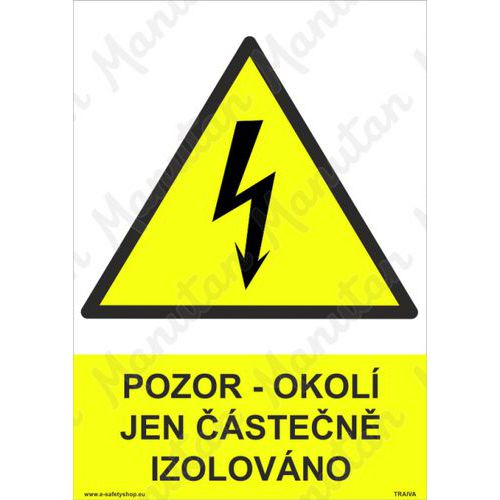 Pozor okol jen sten izolovno, plast 210 x 297 x 0,5 mm A4