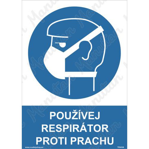 Pouvej respirtor proti prachu, plast 210 x 297 x 0,5 mm A4