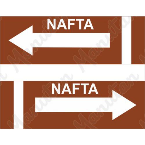 Nafta, samolepka 100 x 48 x 0,1 mm vpravo