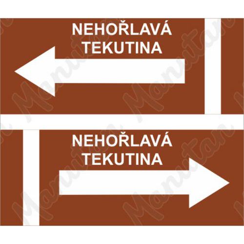 Neholav tekutina, samolepka 200 x 97 x 0,1 mm vlevo