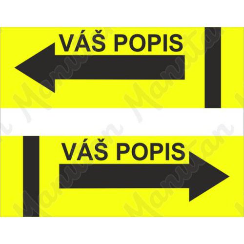 V popis, samolepka 100 x 48 x 0,1 mm vpravo