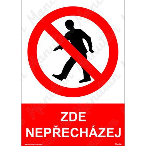 Zde nepechzej, plast 210 x 297 x 0,5 mm A4