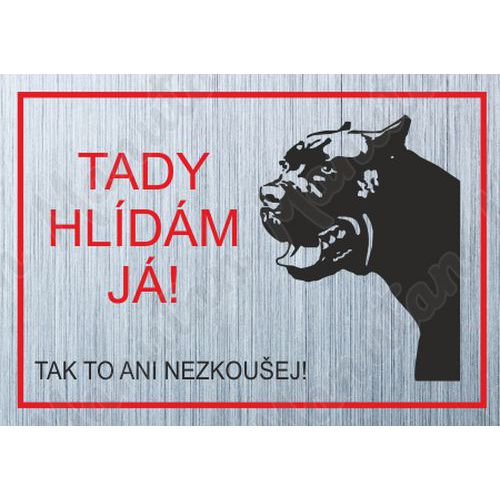 Tady hldm j - Pitbul, plast 210 x 148 x 2 mm A5