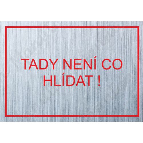 Tady nen co hldat, plast 210 x 148 x 2 mm A5