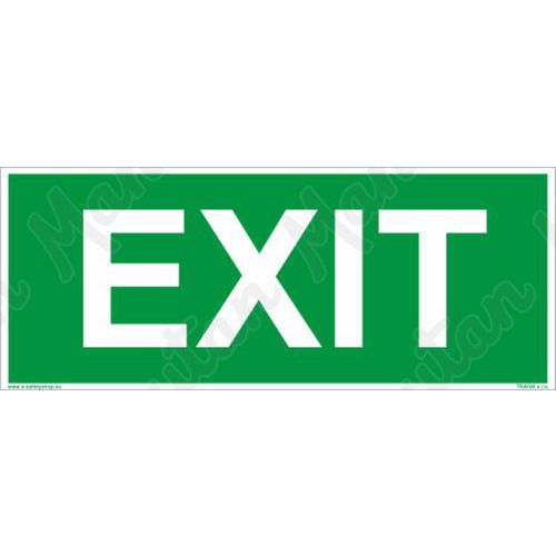 Exit, samolepka 200 x 80 x 0,1 mm