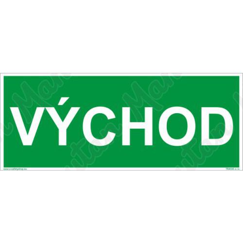 Vchod, samolepka 200 x 100 x 0,1 mm, Transparentn