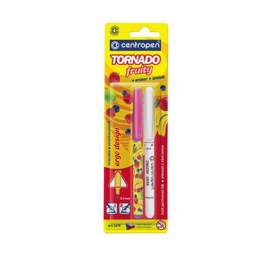 Popisova CENTROPEN Torndo + zmizk 2675/2 FRUITY