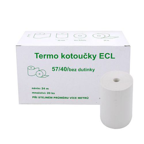 Kotouek do pokladny termocitliv ECL 57/40 24m EET