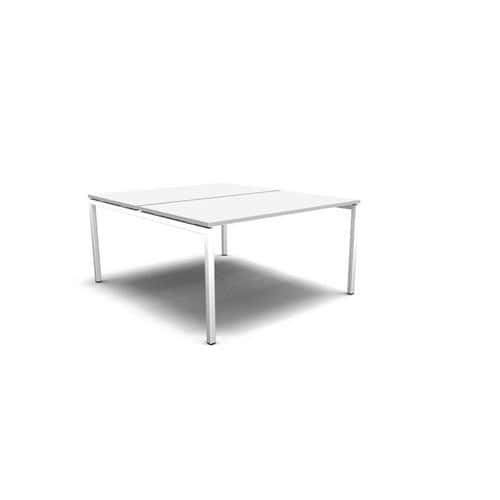 Sdružené kancelářské stoly MOON U, 140 x 164 x 74 cm, rovné provedení