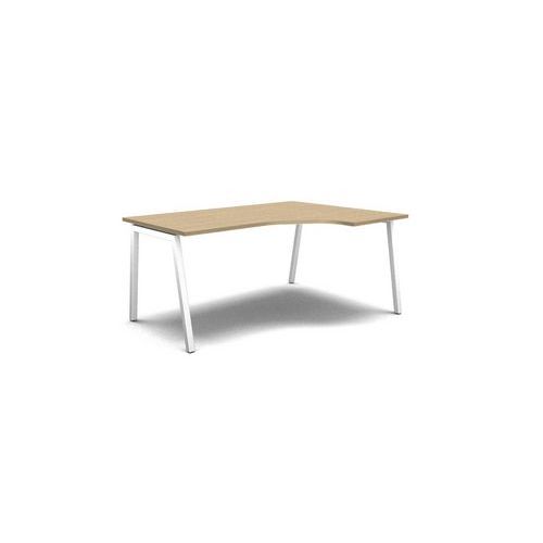 Ergo kancelsk stl MOON A, 160 x 120 x 74 cm, prav proveden