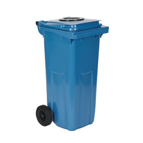 Plastov venkovn popelnice na tdn odpad s otvorem, objem 12